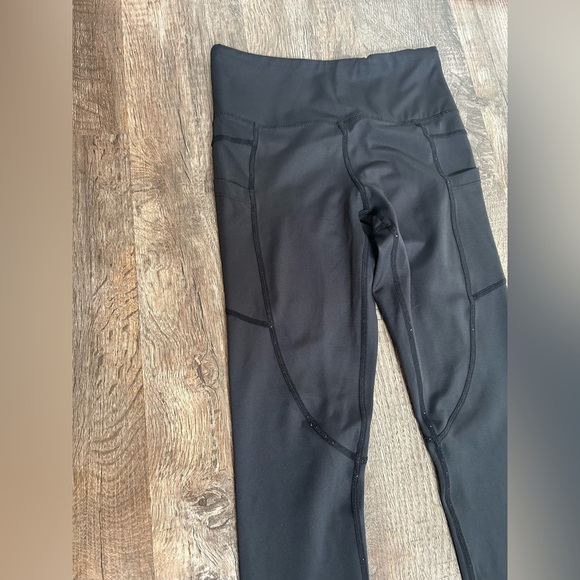Zyia Active Womens Legging Light N Tight Black High Rise Pocket Size 2 - Picture 4 of 5